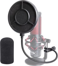 Quadcast Pop Filter Foam Windscreen - 5 Point 5 Inch Diam 6 Layers Pop F... - $35.98