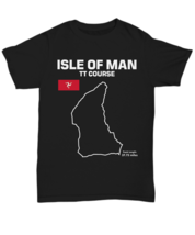 Track Outline Series Isle of Man TT Course - Unisex Tee - £17.93 GBP+