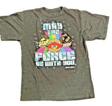 T-Shirt Angry Birds Star Wars Youth Medium May the Force Be With You Shirt - £10.92 GBP