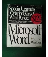 Vintage Microsoft Word for Windows 2.0 Upgrade Floppy Set - $203.57 CAD
