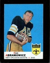 1969 Topps #36 Dan Abramowicz Vg+ (Rc) Saints *X105840 - £3.46 GBP