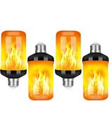 Y- Stop LED Flame Light Bulbs, 4 Modes Flickering Light Bulb with Upside... - €39,26 EUR