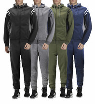 Men&#39;s Hooded Working Out Running Gym Fitness Casual Jogging Tracksuit 2 ... - $59.32 CAD