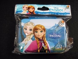 Disney FROZEN Anna &amp; Elsa collectible 3D tin 30 cotton swabs new &amp; seale... - £3.53 GBP