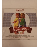 Campbell Kids Timeless Values Year 2000 Wall Calendar Approx. 11&quot; x 12&quot; ... - £18.68 GBP