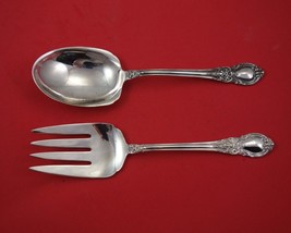 American Victorian by Lunt Sterling Silver Salad Serving Set 2pc AS Orig... - £201.43 GBP
