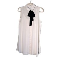 Nwt C UPC Akes And Cashmere Size Small Ivory Off White Farrah Shirt Dress Lined - £20.89 GBP