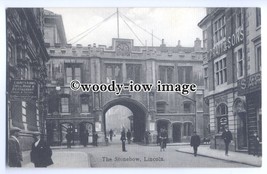 tq0318 - Lincs - The Stonebow, County Arms, &amp; C.Pratt &amp; Sons, Lincoln - postcard - £1.98 GBP