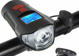 Bike Bicycle Speedometer Cycle Odometer MPH KMH WATERPROOF BIKE HEADLIGHTS - $23.99