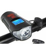 Bike Bicycle Speedometer Cycle Odometer MPH KMH WATERPROOF BIKE HEADLIGHTS - $455.97 MXN