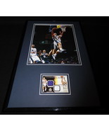 Jason Kidd Framed 11x17 Double Game Used Jersey &amp; Photo Display Nets - £54.36 GBP