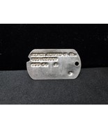 WW2 U.S. Army Notched Dog Tag Howard Keach Jr. Colebrook New Hampshire  - $547.29 MXN