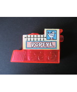 Vintage Plastic Popeye Train Bubble Blowing Toy - Made in Hong Kong - £11.73 GBP