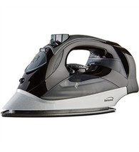 New : Power Steam Iron Nonstick, Black - £37.33 GBP