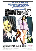 Dimension 5 sci-fi cult movie 1966 Jeffrey Hunter France Nuyen poster ar... - $5.75