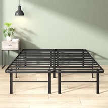 Zinus Rumi 14In Easy Smartbase Mattress Foundation, Sturdy Metal Bed, Queen - $77.99