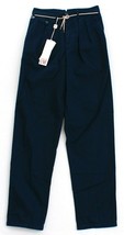 Lacoste Azurite Blue Pleated  5 Pocket Cotton Blend Casual Pants Women&#39;s... - $134.99