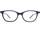 Lunor Eyeglasses Frames A5 Mod.602 col.05 Blue Clear Gold Round 47-16-140 - $373.78