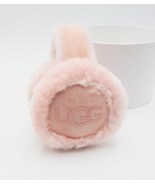 Ugg Classic Non Tech Earmuffs Women Pink Cloud Sheepskin Shearling Embro... - £62.24 GBP