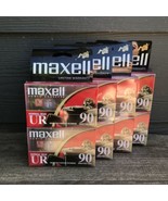 Lot of 8 Maxell UR 90 Minute Normal Bias Blank Audio Cassette Tapes New ... - £15.26 GBP