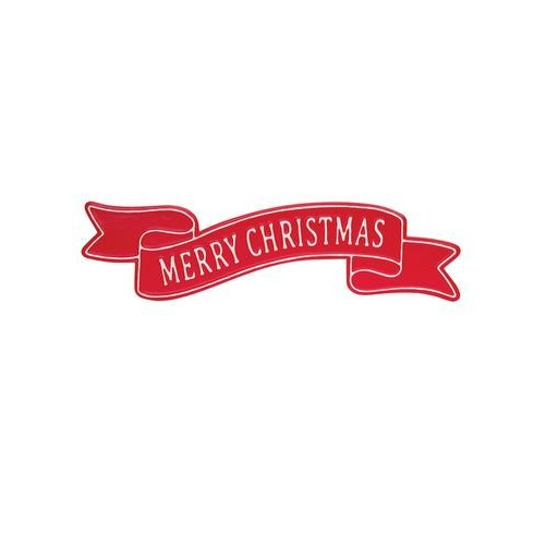 Metal Merry Christmas Banner Sign 24&quot;L - $48.94