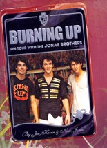 Burning Up on Tour with the Jonas Brothers Hardcover Coffee Table Size B... - £7.02 GBP