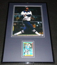 Harold Baines Signed Framed 11x17 Photo Display White Sox - £54.50 GBP