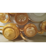 Japanese Peach Lusterware Cherry Blossom Branch Tree Luncheon for Six 19... - €160,48 EUR