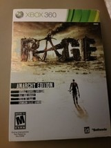 Rage (Microsoft Xbox 360 / Xbox One, 2011), 3 CDs, Manual Case - $19.99