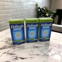 Refresh Relieva Lubricant Eye Drops 0.27 Fl Oz Each For Contacts EXP 7/2024 - £22.68 GBP