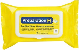 Preparation H Soothing Wipes ,cools ,soothes ,comforts Hemorrhoidal cleansing 48 - £13.70 GBP