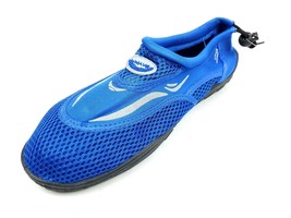 Men&#39;s Water Shoes Easy USA Wave Aqua Shoes Beach. Sauna, Gym, Blue Size 10 - £8.35 GBP