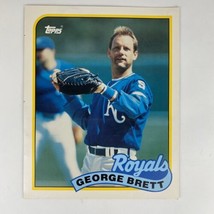 1989 Topps George Brett Baseball Card #200 DUO-TANG School Paper Pocket ... - £7.92 GBP