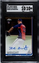 Authenticity Guarantee 
2019 Topps Chrome Kyle Wright RC Auto Card #RA-KW - M... - £219.08 GBP