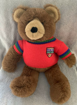 Vintage GUND Collectors Classic 1988 Plush Teddy Bear 19” In Sweater w/ Patch - £19.97 GBP