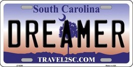 Dreamer South Carolina Novelty Metal License Plate - £17.22 GBP