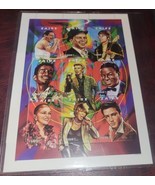 Queen Freddie Mercury John Lennon Elvis Stamps  ICS - $27.29 CAD