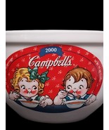 Campbell’s Kids 2000 Millennium Houston Harvest Large Ceramic Soup / Cer... - $19.80