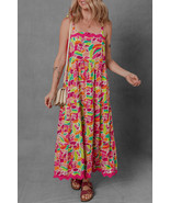 Multicolour Floral Tied Straps Ricrac Trim Maxi Dress - €25,71 EUR Multicolour Floral Tied Straps Ricrac Trim Maxi Dress - €25,71 EUR