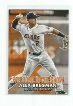 Alex Bregman (Houston Astros) 2022 Topps Welcome To The Show Insert Card #WTTS29 - £3.94 GBP
