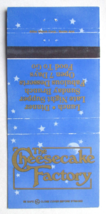 The Cheesecake Factory - California Restaurant 30 Strike Matchbook Cover DC, GA, - £1.39 GBP