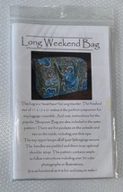 Sewing Pattern Long Weekend Bag By Touch My Heart Designs, Uncut - €3,41 EUR