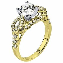 1.63 Carat Brilliant Round Cut Diamond Engagement Ring - £4,490.24 GBP