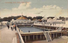 Swimming Pool Savin Rock Connecticut 1909 postcard - $7.87