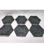(6) Mythoard RPG Dungeon Hex Tiles 3 1/4&quot; - $364.70 MXN