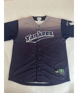 New York Yankee Jersey Men Large Adult Blue Navy MLB Polyester Baseball ... - $38.19 CAD