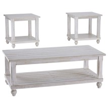 Signature Design by Ashley Cloudhurst Farmhouse 3-Piece Table Set, Includes 1 Co - £429.47 GBP