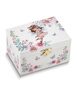 Children&#39;s Flowers with Fairy Mirrored Musical Jewelry Box - £37.83 GBP