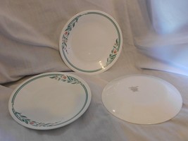 An item in the Pottery & Glass category: 3 ea Corelle Rose Marie 6.5" Dessert Plates