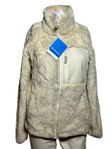 New Columbia Keep Cosy Fleece Fleece jacket Women&#39;s Small Ivory Outdoor ... - $45.11